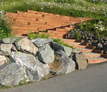 Ground Effects Landscaping & Snow Removal in Anchorage rock garden photo