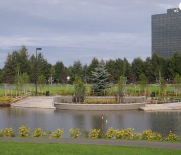 corporate park landscaping